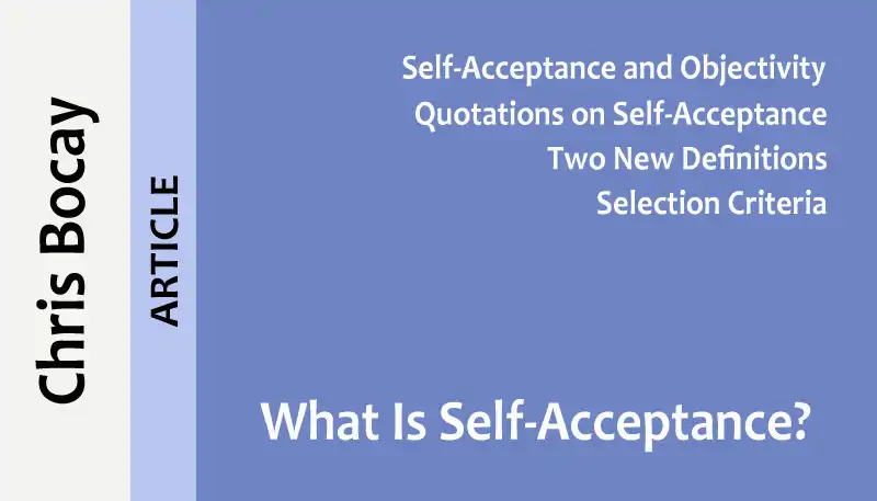 Titlepic: What Is Self-Acceptance?